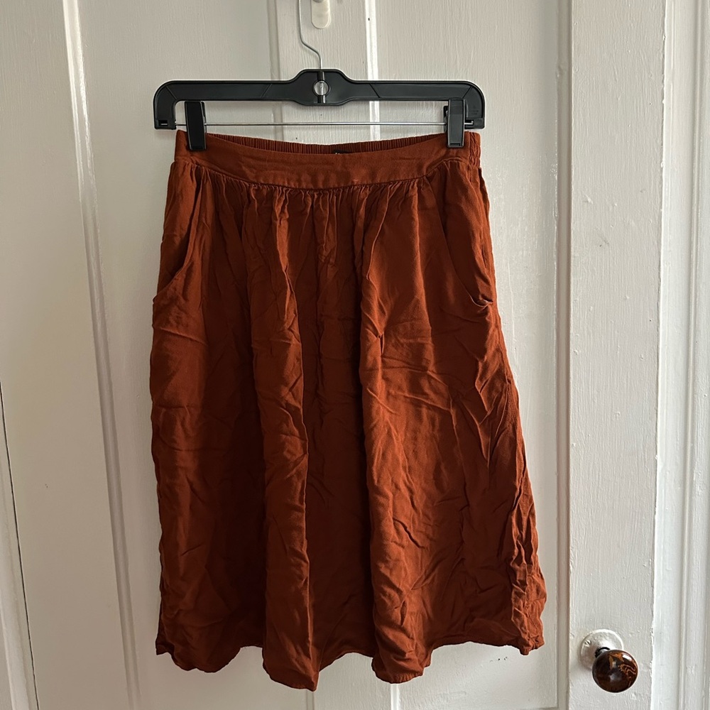 Forever 21 Rustic Brown A-line Skirt